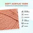 thumbnail image 2 of Mary Maxim Mellowspun DK Yarn, 2 of 7