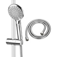 thumbnail image 1 of Kit de cabezal de ducha con manguera y soporte para cabezal de ducha, accesorio universal con 5 modos de rociado ajustables para barra deslizante ajustable de 18-25 mm de diámetro exterior,, 1 of 5
