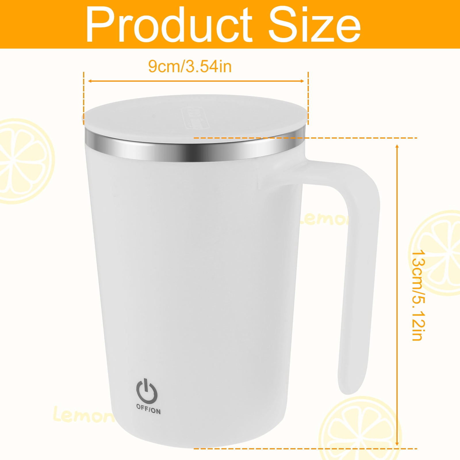 New Self Stirring Coffee Mug USB Rechargeable Stainless Steel Auto Mixing  Blender Cup for Home Office Christmas Birthday Gift