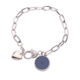 thumbnail image 1 of Illusion Lines Cyclically Repeat Jitter Heart Chain Bracelet Jewelry Charm Fashion, 1 of 3
