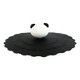 thumbnail image 4 of Set Of 4 Black Giant Panda Reusable Silicone Coffee Tea Cup Cover Lids Air Tight, 4 of 6