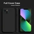 thumbnail image 4 of Phone Case Compatible for iPhone 13 6.1 Inch, Slim Fit Cases Soft TPU Bumper Protective Cover, Black, 4 of 9