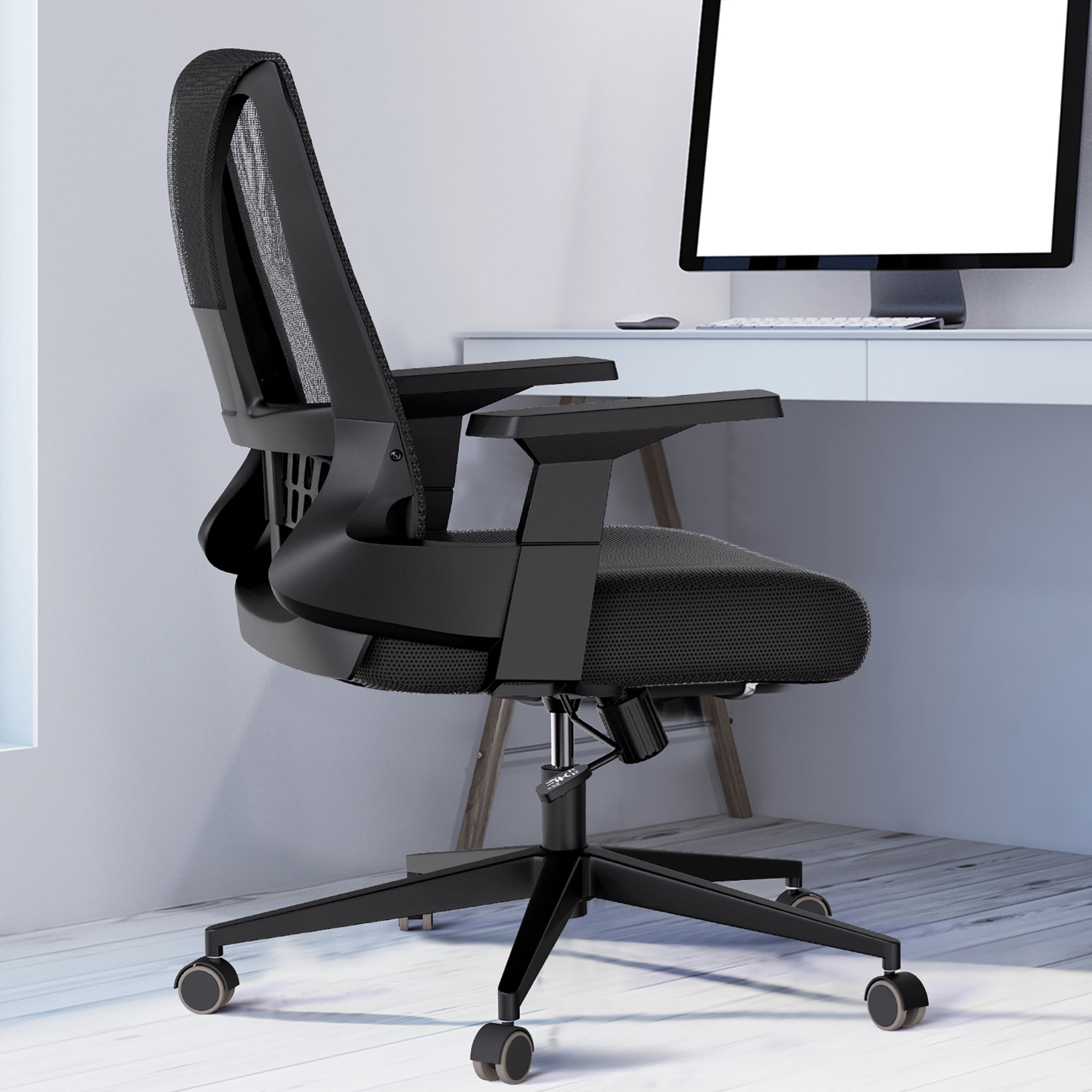 Computer Desk Chairs High Back with Lumbar Support DAVEJONES Ergonomic Office Chair 3D Adjustable Arms