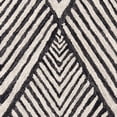 thumbnail image 4 of SAFAVIEH Micro-Loop Horatio Diamond Trellis Wool Area Rug, Charcoal/Ivory, 2' x 3', 4 of 5
