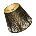 thumbnail image 6 of SWAIFDEE Medium Lamp Shade, Barrel Metal Lampshade with Pattern of Trees Lampshade for Table Lamp and Floor Light, 6x10x7.5in, Metal Lampshades, Spider, 6 of 8