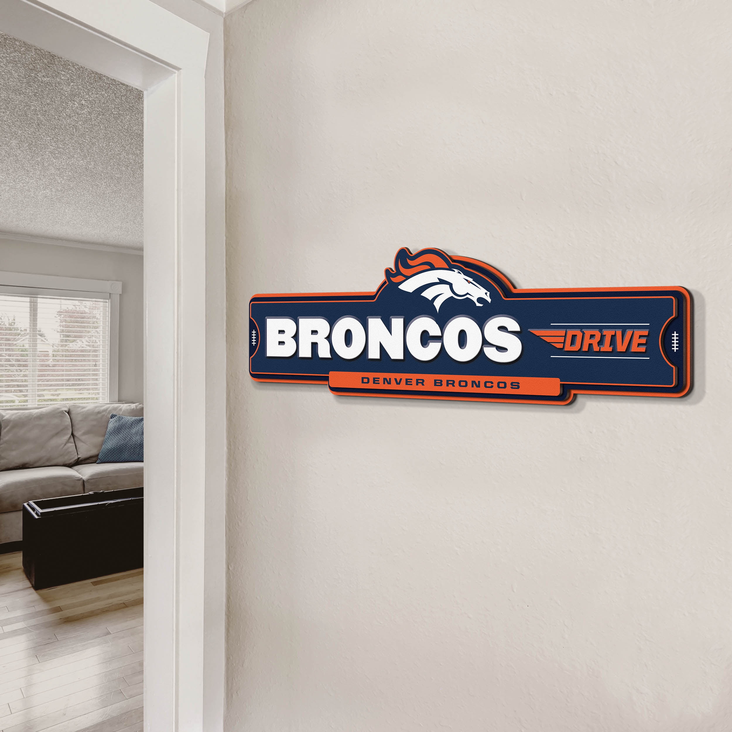 YouTheFan NFL Denver Broncos Street Sign