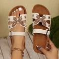 thumbnail image 4 of Sandales à Enfiler Papillon avec Strass pour Femmes 2025 Plage Scintillantes Semelle en Liège Robe Marche Claquettes Pantoufles, 4 of 8