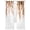 Pink, variant on Orange Eucalyptus Sheer Curtains 84 Inch Length 2 Panels Set, Fall Weeping Botanical Leaf Watercolor Voile Window Treatment Rod Pocket Curtains Sheers Drapes for Bedroom/Living Room/Kitchen 52"x84"x2