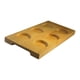 thumbnail image 3 of Soporte para copas de vino, bandeja de madera, tablero de 6 agujeros, bandeja de exhibición decorativa con orificio de 1,97 pulgadas, estante para, 3 of 9