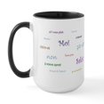 thumbnail image 2 of CafePress - French Phrases Mug - 15 oz Ceramic Large White Novelty Mug, 2 of 4