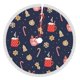 thumbnail image 1 of Faldas para árbol de Navidad de 36 pulgadas con texto "Merry Christmas", tapete para árbol de Navidad para vacaciones de invierno, falda para árbol de Navidad para decoraciones navideñas rústicas, 1 of 8