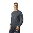 thumbnail image 3 of Gildan Heavy Cotton Long Sleeve T-Shirt For Men, Crewneck Classic Fit Forest Color Tee, 12-Pack, 2XL, 3 of 4
