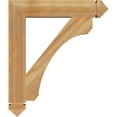 thumbnail image 3 of Ekena Millwork 4"W x 24"D x 28"H Legacy Arts & Crafts Rough Sawn Bracket, Western Red Cedar, 3 of 4