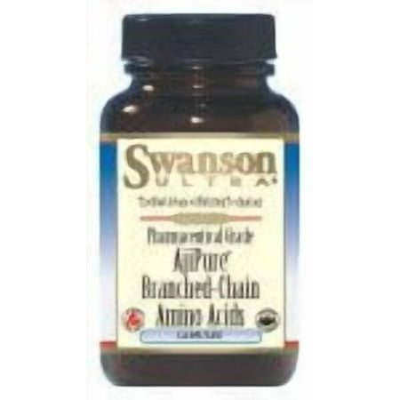 Swanson Ajipure Branched-Chain Amino Acids, Pharmaceutical Grade 90 Veggie Capsules