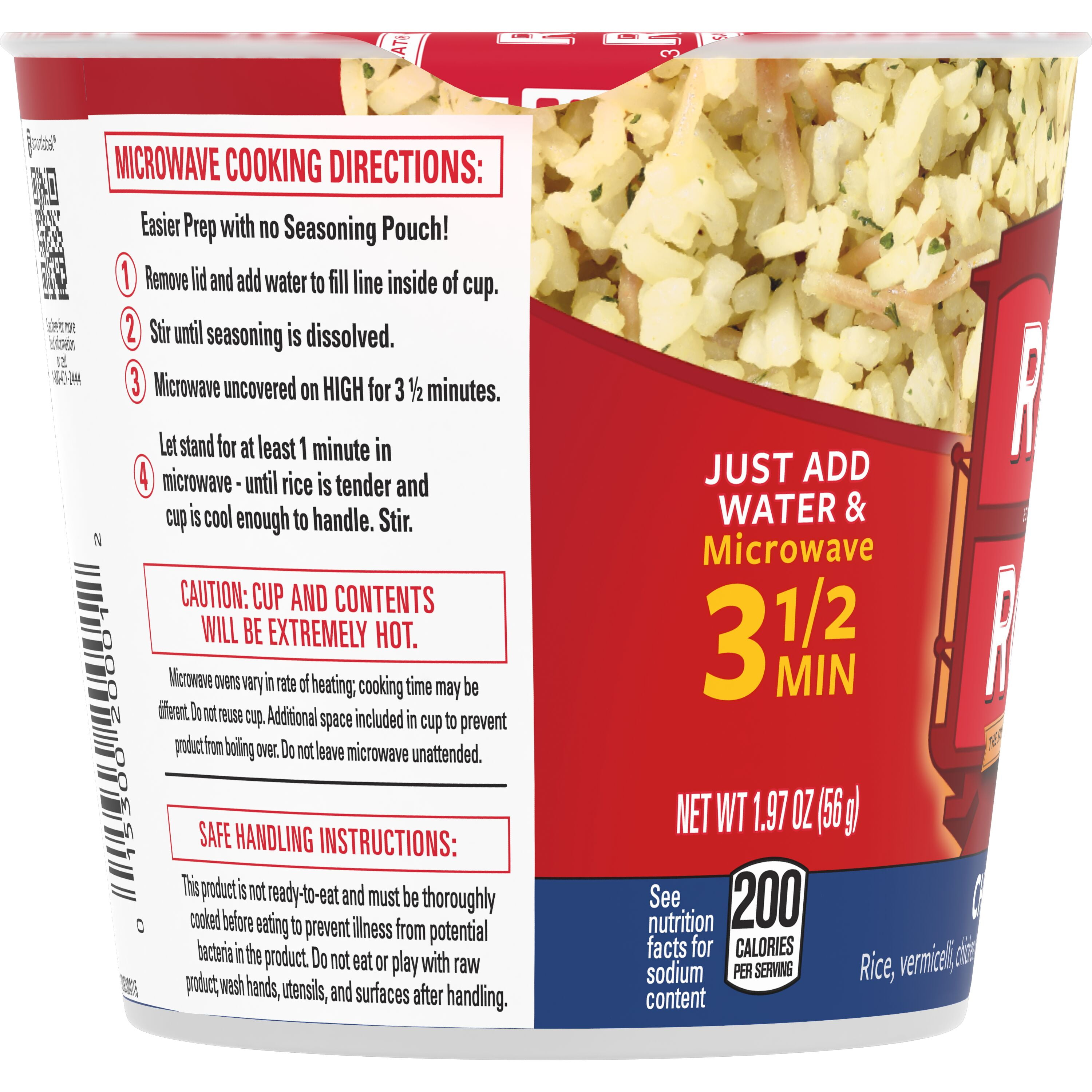 Rice-A-Roni Chicken Rice & Vermicelli Mix, 1.97 oz Cup (Pack of 8)