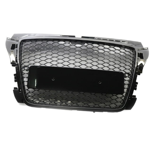 Rejilla de parachoques delantero reticular DYNWAVEMX repuestos para automóvil negro tipo panal