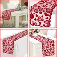 thumbnail image 5 of Valentine'S Day Table Runner, 13X72 Inches Quilted Patchwork Valentine Runner Indoor Kitchen Dining Table Decorations For Home,Wedding, Anniversary, 5 of 9