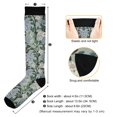 thumbnail image 3 of FORMRS Womens Knee High Socks Casual Long Thick Travel Daily Wear, 2 Pairs, Blue Blossom, 3 of 6
