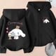 thumbnail image 3 of Sudadera con capucha de dibujos animados de Sanrio Cinnamoroll para adultos y niños, chaqueta cálida, abrigo para padres e hijos, regalo para niñas, otoño e invierno, 2023, 3 of 3