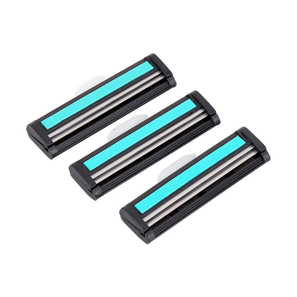 Shaver Blades Double Layer Blade Portable Blade 3pcs Men's Face Shaving