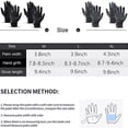 thumbnail image 2 of Guantes de ciclismo Jumpingount Hombre Invierno Pantalla Táctil Impermeables Cálidos Negro S, 2 of 6