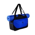 thumbnail image 1 of Qarigey El bolso ancho del deporte de la yoga del robusta y el artículo para todos los bolsos del deporte de la yoga de los deportes Envolturas para manijas de equipaje Azul oscuro, 1 of 6