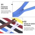 thumbnail image 5 of LOLIPPYY 20-Pack Invisible Zippers for Sewing Skirts, Pants, Shirts with Cloth Zipper Pulls Included, 5 of 7