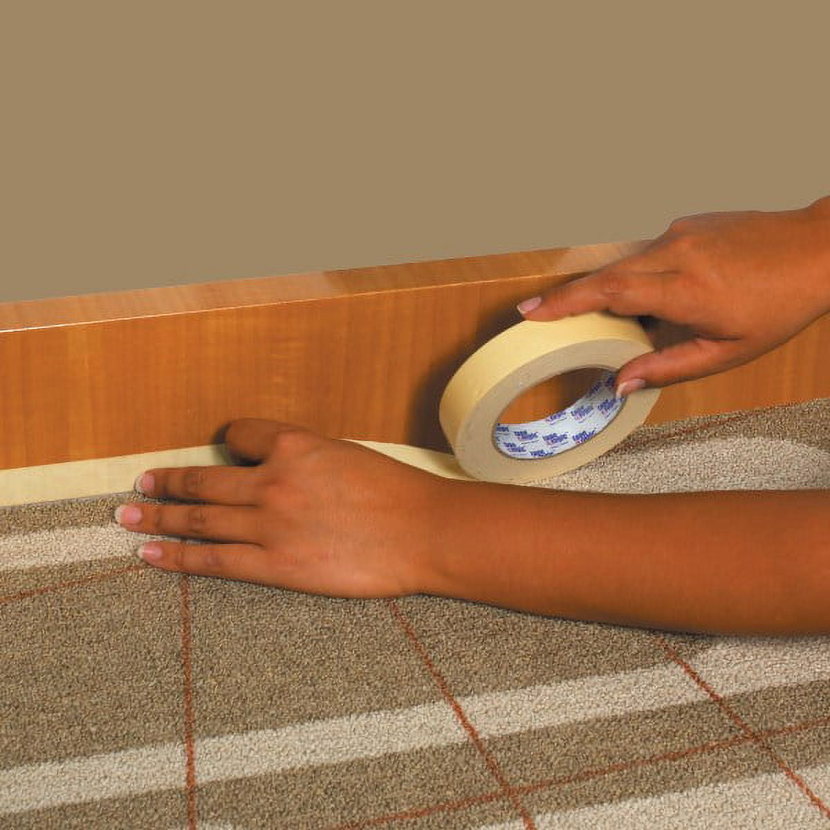 Tape Logic® 2400 Masking Tape, 3" Core, 2" x 180', Natural, Pack Of 24