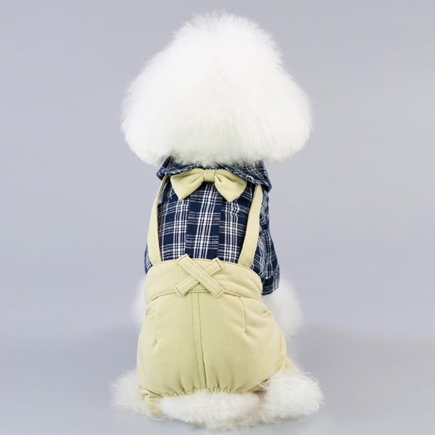 Pijama De Invierno Para Perros Pequeños Y Gatos - Algodón Cómodo, Ideal Para Yorkie, Cachorros Y Mascotas Hasta 20 Lb