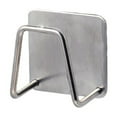 thumbnail image 5 of Stainless Steel Sponge Holder without Drilling, Kitchen Sink Caddy for Sponges, Scrubs, Cloths, Adhesive Backing for Easy Installation, Modern Look, Black, By PRYESS, 5 of 6