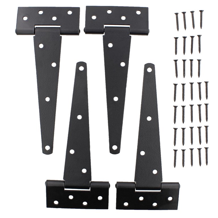 【SISANDI】TRIANGLE / H-CLASSIC Rural365 Triangle Door Hinge 4 Pk - Heavy Duty 8in Farmhouse