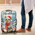 thumbnail image 4 of Merry Christmas Australian Cattle Dog Enjoys Woofmas Winter Xmas Holiday Travel Luggage Cover Heeler Lover Gifts Suitcase Dust Protective Decor - 02022, 4 of 5