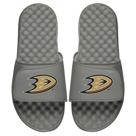 

Men s ISlide Gray Anaheim Ducks Primary Logo Slide Sandals