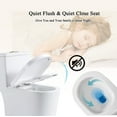 thumbnail image 6 of Bidet Toilet Small Compact One Piece Toilet Dual Flush,23 inch Short Depth for Tiny Bathroom,White,Elongated Toilet, 6 of 9