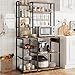 thumbnail image 3 of IDEALHOUSE Bakers Rack with Power Outlet, Microwave Stand with 2 Wire Drawer, Industrial Coffee Bar Station, 7-Tier Kitchen Bakers Rack with Large Storage for Spice, Pots Organizer, Rustic Brown, 3 of 4