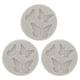 thumbnail image 1 of Molde de arcilla de polímero de 3 piezas, molde de fondant, molde de 3 mariposas, silicona rosa para manualidades, secado al aire, pasteles, gris, 1 of 6