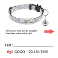 thumbnail image 4 of Pet Artist Sequins Quick Release Cat Collar Safety Breakaway Personalised ID Name Collars, 4 of 12