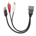 thumbnail image 3 of USB RCA Adapter Cable, Compact Design Audio Video Cables Converter High Speed Data Transfer  Sound Quality  for Car Radio, 3 of 7