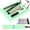 Green, variant on Oversize Heat Resistant Mat for Hair Tools, Curling Iron Mat, Hot Tools Holder, Portable Flat Iron Hair Straightener Pad Cover for Travel Salon(14.2" x 11.0")