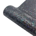thumbnail image 2 of Holographic Glitter Heat Transfer Vinyl Black Colorful Shimmer Heat Press Patterned Vinyl Iron on HTV Vinyl for DIY T-Shirts and Other Fabrics, 2 of 7