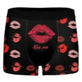 thumbnail image 4 of SJLDQY Valentines Mens Boxer Briefs Valentine's Day Sexy Lip Graphic Boxer Briefs for Men Soft Breathable Boxer Shorts for Men, 4 of 4