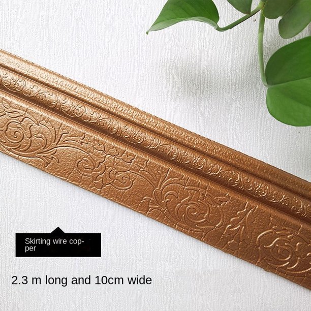 Zócalo Pegatinas De Pared Autoadhesivas Dormitorio Ribete Tira Suelo Decorativas Espuma wainscoting Cintura