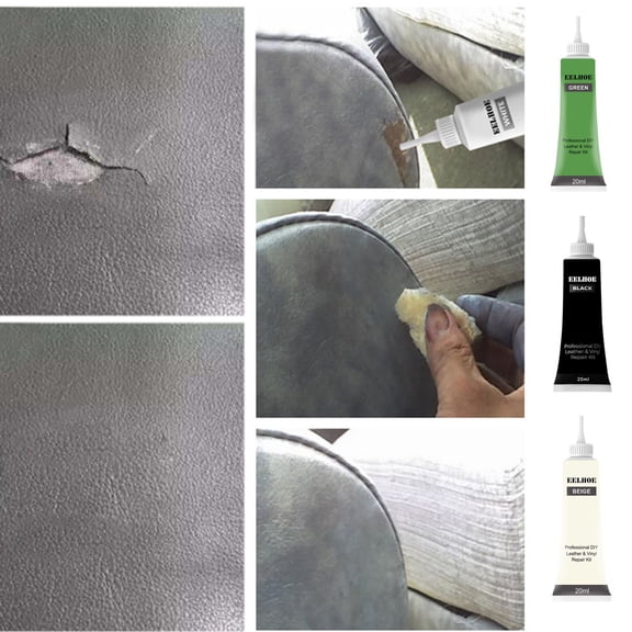 1Pcs Leather Repair Cream Under $5! Yannianjz Leather Repair Cream, Car Leather Complementary Color Cream, for Shoes, Bags, Sofa, Furniture, Scratch Repair, Color Restoration, Easy to Use, 20ml Tube
