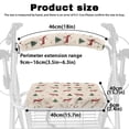thumbnail image 6 of HELLHERO Snowflake Kitten Rollator Seat Cover Rollator Walker Seat Back Covers and Removable and Washable Non-Slip Cover for Outdoors and Travel, 6 of 7