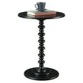 thumbnail image 3 of Convenience Concepts 24.25"x17.75" Palm Beach No Tools Spindle Table, Black, 3 of 5
