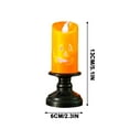 thumbnail image 3 of Halloween Pumpkin Candle Light,Halloween Orange Flameless Candle Lights,LED Lamps Festival Decor Light for Halloween Party,Halloween flameless candles light for Party Table Home Spooky Decor, 3 of 5