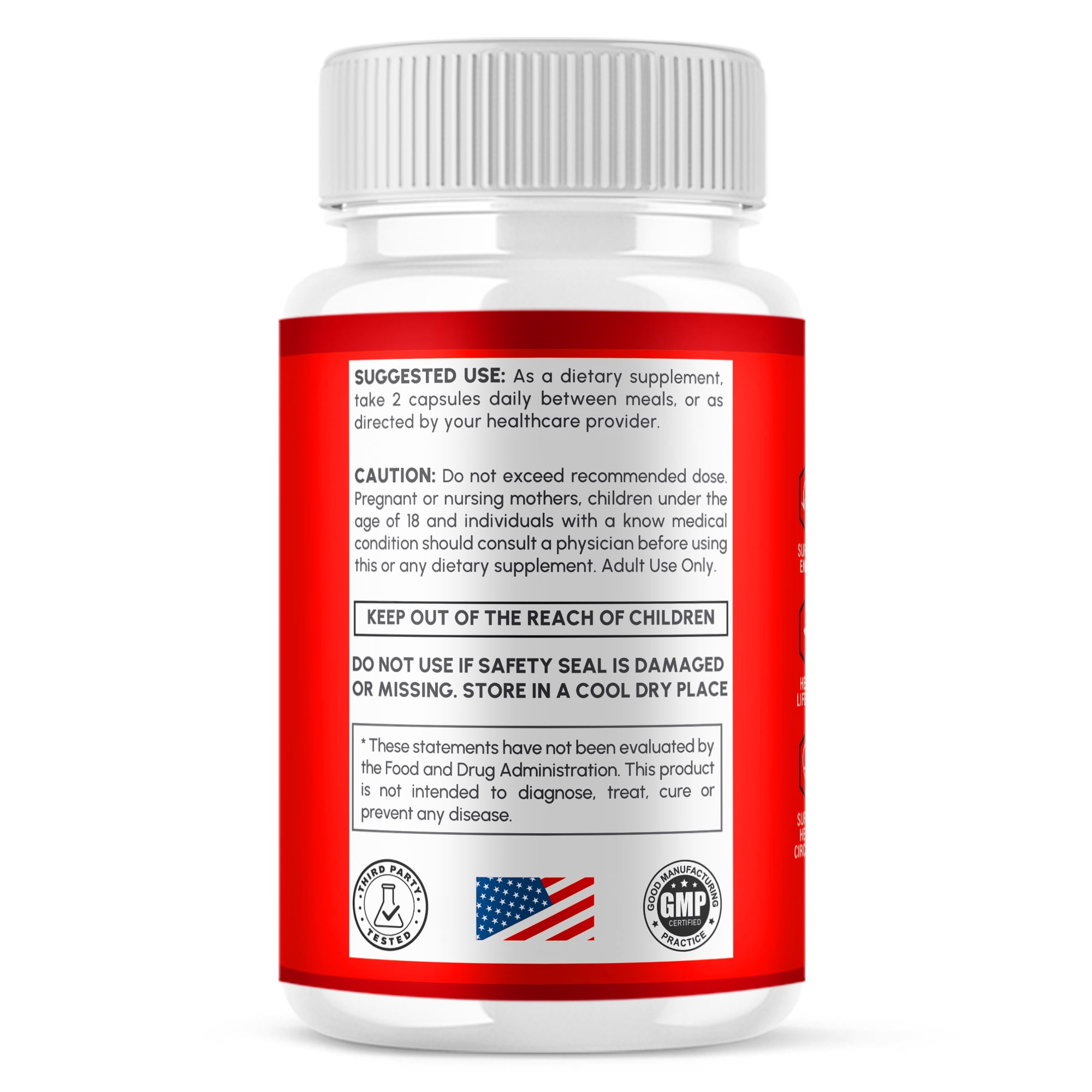 (5 Pack) Heart Freedom Pills, Heart Freedom Glycogen and Circulation Support Maximum Strength Supplement (300 Capsules)
