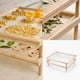 thumbnail image 4 of 2X Estante de Secado de Pasta Plegable, Secador de Fideos para Fideos Caseros, Estante de Secado de Fideos de Madera Natural con 4 Varillas de Base Única, 4 of 5