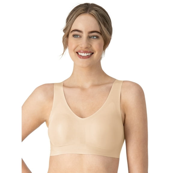 Hanes Womens Bralette, Invisible Embrace Pullover Bralette, Moisture-Wicking T-Shirt Bra