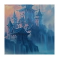 thumbnail image 4 of WYYP Fantasy Castle Square Tablecloth Outdoor Fitted 100% Polyester Fiber 52*52, 4 of 8